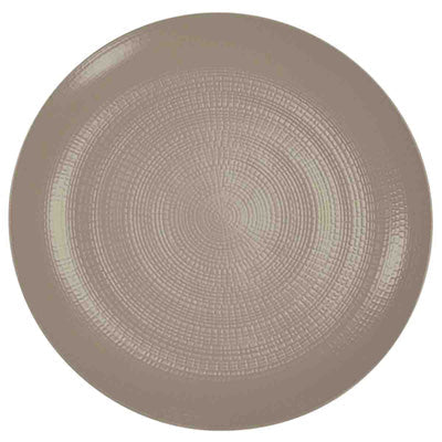 Round Presentation plate coupe 12" ? - Gray 12" 7/16