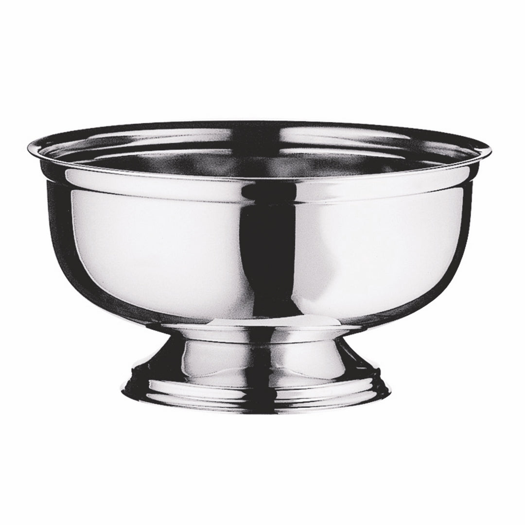 Round Bowl With Base, D: 9-1/2"
