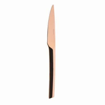 Dessert knife solid handle serrated 8" 1/4 8? 1/4