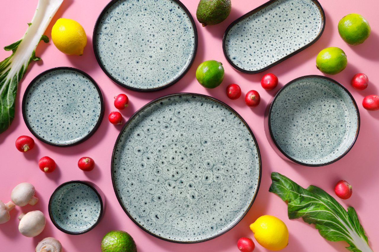 Palmer Bord Coco 26 cm Porselein Blauw