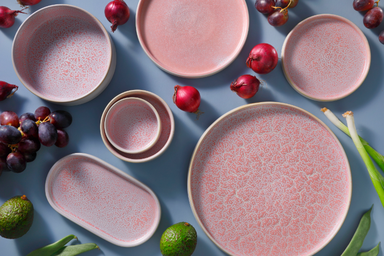 Palmer Bord Coco 26 cm Porselein Roze