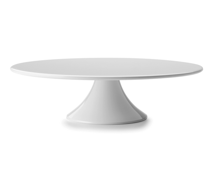 lacor-taartschotel-op-voet-clasica-32-cm-wit_