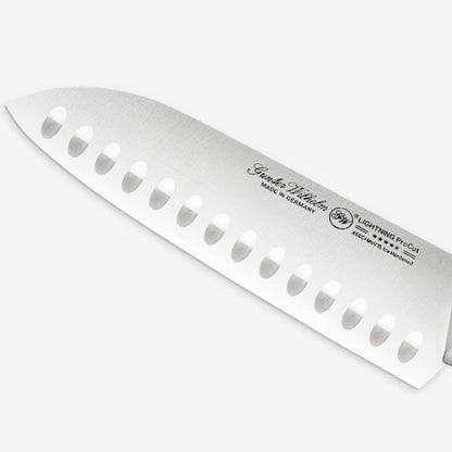 Ніж Gunter Wilhelm Thunder Santoku, 5 дюймів | Коричнево-сіра ручка з ABS-пластику Артикул: 10-117-0405 