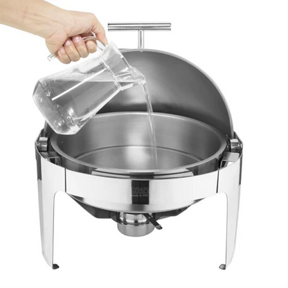 Chafing dish Paris 52 x 45 cm 18/10 Zilver