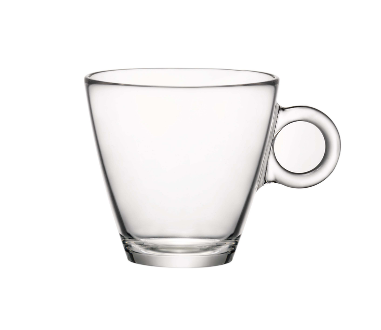 rocco-bormioli-cappuccinokop-easy-bar-22-cl-transparant-hardglas-12-stuks_