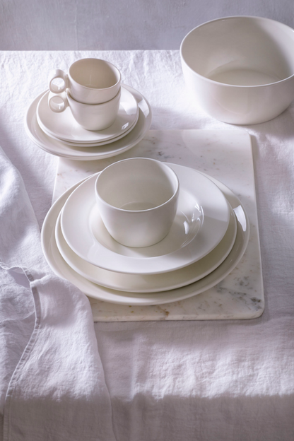 Maastricht Porselein plate deep Lux 071 23 cm Offwhite