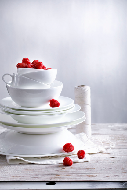 Maastricht Porselein Bowl Blanc De Blancs 23.5 cm 1 liter Offwhite