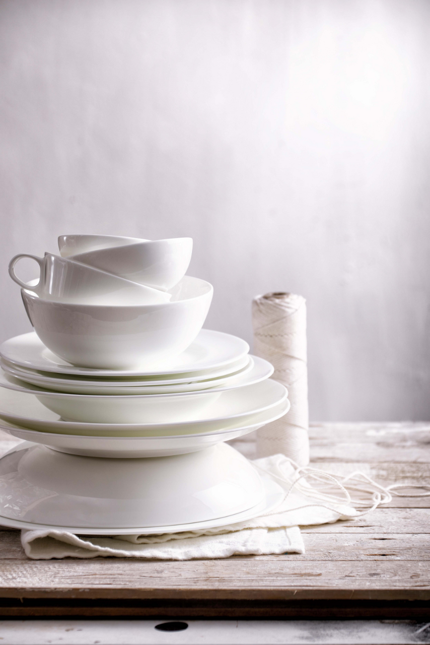 Maastricht Porselein Schaal Blanc De Blancs 15.5 cm 40 cl Offwhite