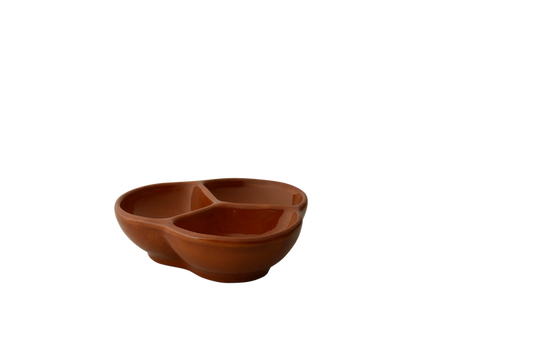 tapas-schaal-3-vaks-classico-13-x-13-cm-bruin-aardewerk_