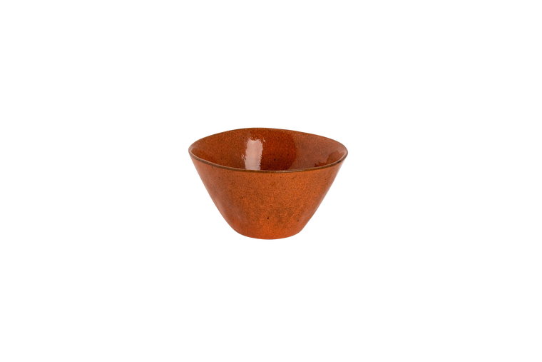 palmer-schaal-rustique-15-cm-70-cl-oranje-stoneware-1-stuk_