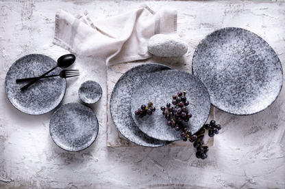 Palmer Bord Rocks 31 x 27 cm Porselein Zwart