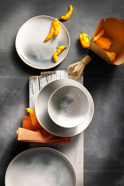 Palmer Schaal Nordic 15 cm 85 cl Stoneware Wit