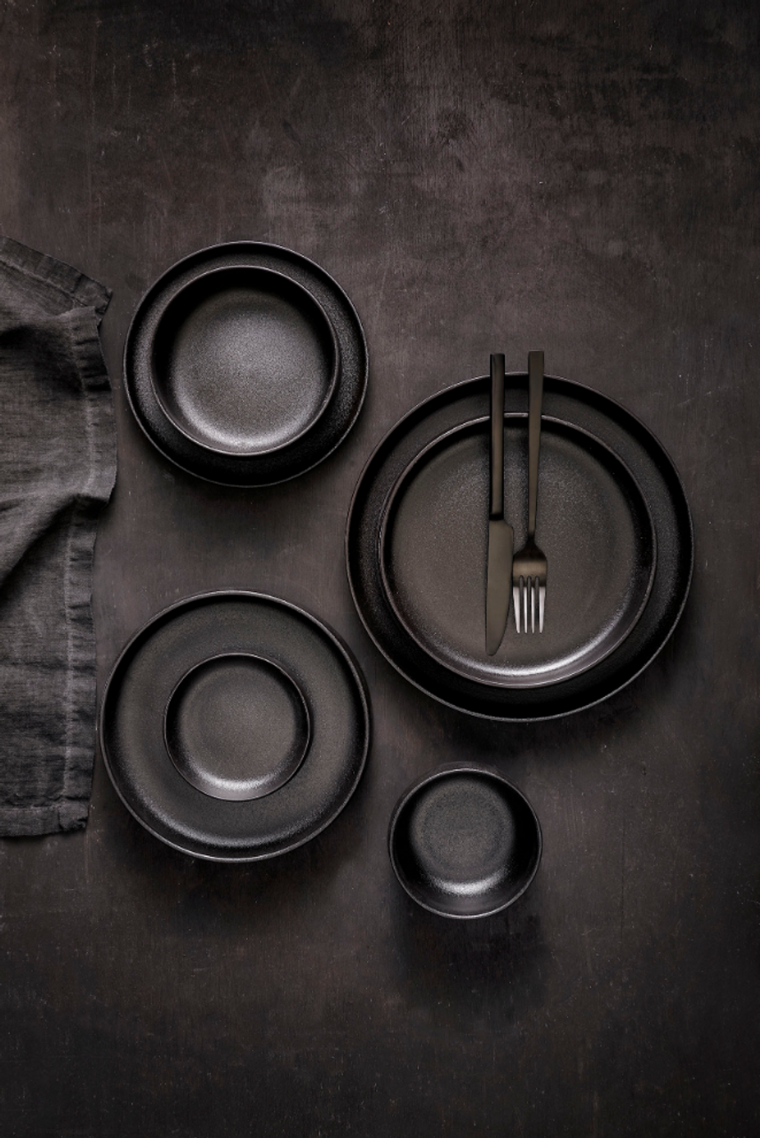 Maastricht Porselein Bord Universe 26 cm Zwart