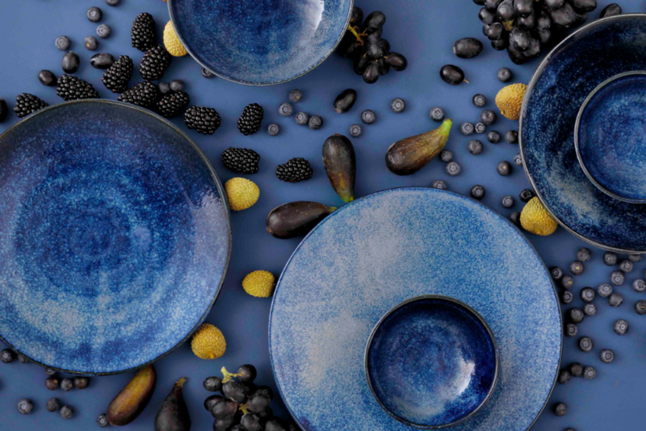 Palmer Bord Kiryu 27.5 cm Porselein Blauw