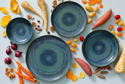 Palmer Bord Miami 28 cm Stoneware Groen