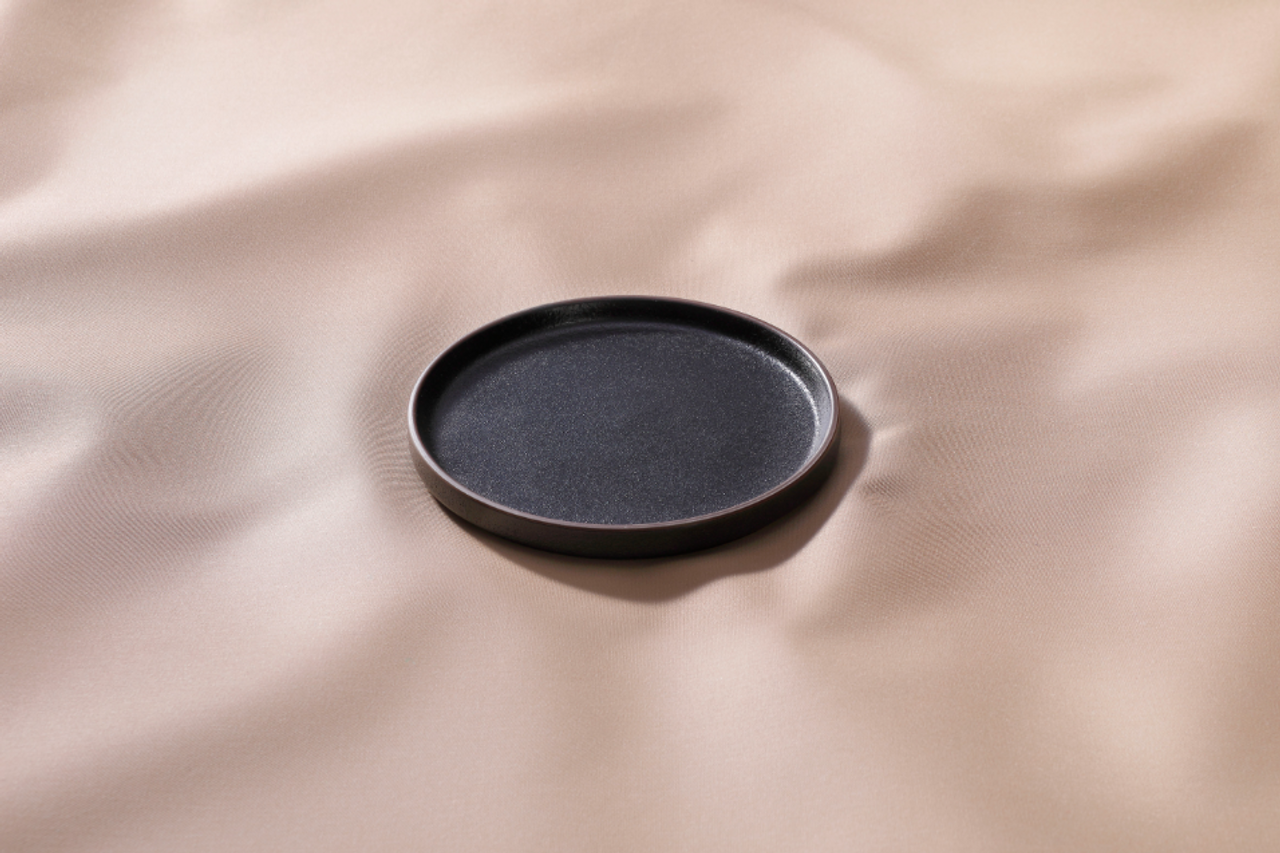 Maastricht Porselein plate low Cafe Noir 15 cm Black