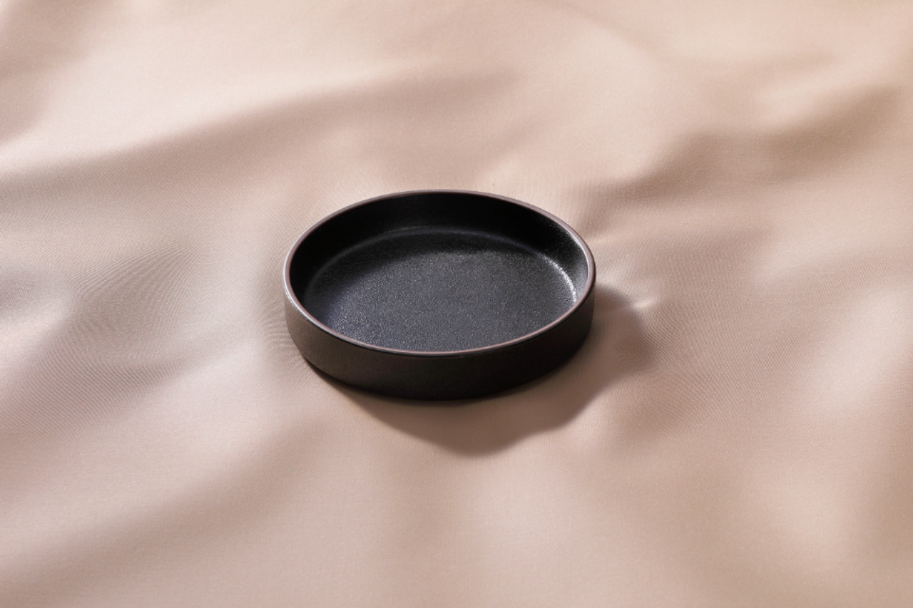 Maastricht Porselein plate High Cafe ir 15 cm Black