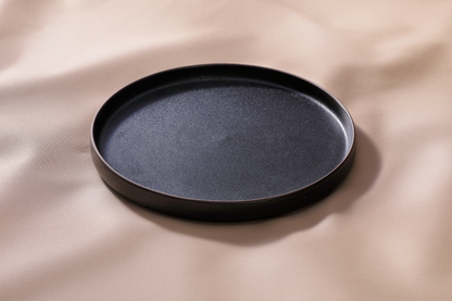 Maastricht Porselein Bord Cafe Noir 26 cm Zwart