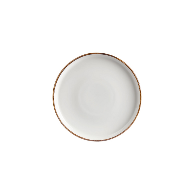 by-bone-bord-met-rand-helix-gleam-27-cm-creme-bruin-porselein_