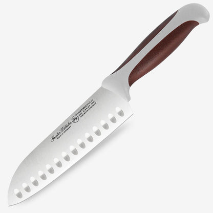 Ніж Gunter Wilhelm Thunder Santoku, 7 дюймів | Коричнево-сіра ручка з ABS-пластику Артикул: 10-115-0407 