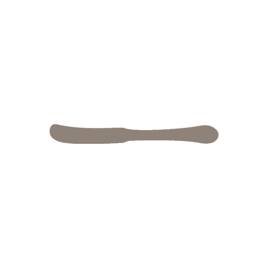 Butter Knife | Solid Handle | Mirror Finish: 6266 