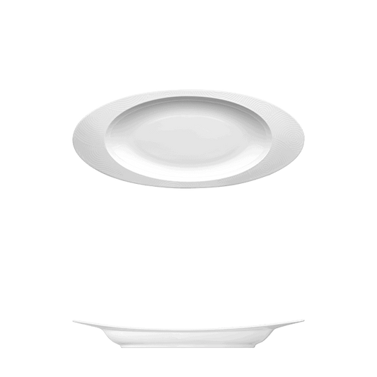 Oval Platter | Catalog Number: 046 0038 | Dimensions: 18 3/4 x 8 1/4 in (48 x 21 cm)