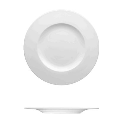 Round Plate Catalog Number: 051 0040 | Dimensions: 7 in (18 cm)